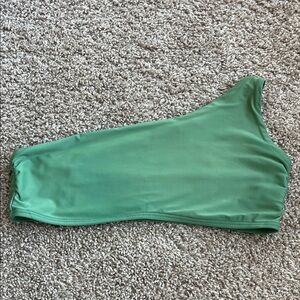 Giani Bini Chic Green One-Shoulder Bikini Top Size L